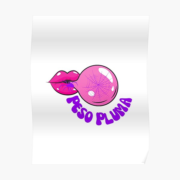 Peso Pluma Bubble Gum Poster RB1508 product Offical peso pluma Merch