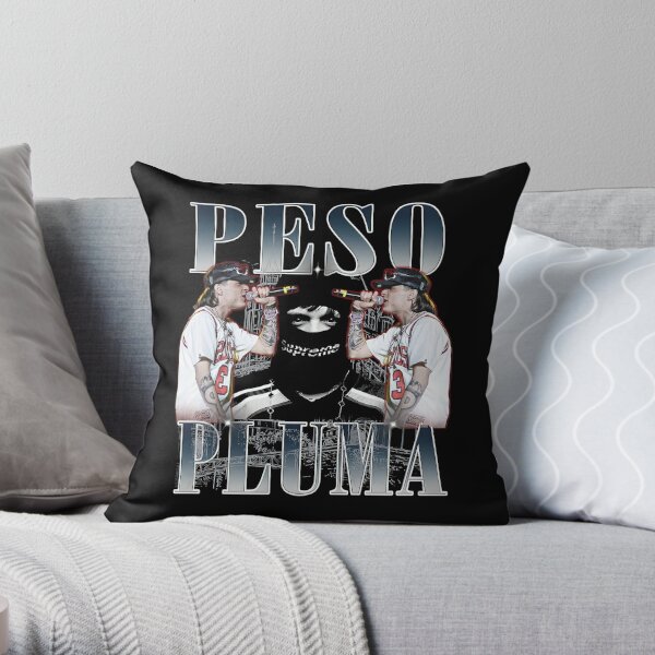 Peso Pluma Music Throw Pillow RB1508 product Offical peso pluma Merch
